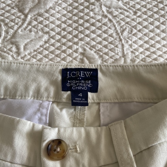 NWOT J Crew High Rise Girlfriend Chino Size 4 - Picture 4 of 11